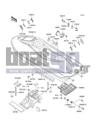 KAWASAKI - ULTRA 150 2004 - Frame - Hull