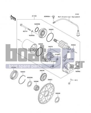 KAWASAKI - ULTRA 150 2004 - Electrical - Starter Motor