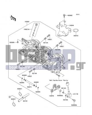 KAWASAKI - 1200 STX-R 2003 - Engine/Transmission - Carburetor