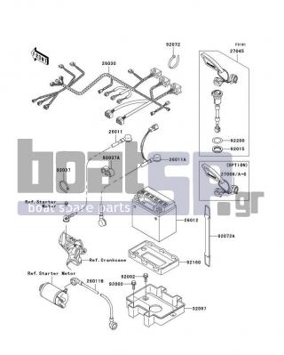 KAWASAKI - 1200 STX-R 2003 - Electrical - Electrical Equipment - 27008-3747 - KEY-LOCK,MAGNETIC SW,#3003