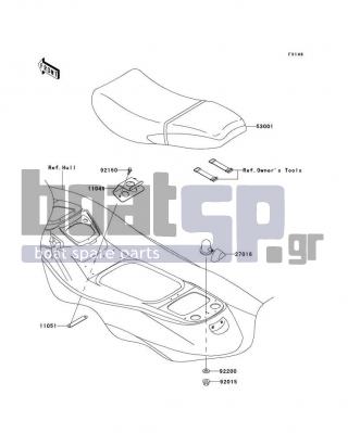 KAWASAKI - 1200 STX-R 2003 - Body Parts - Seat