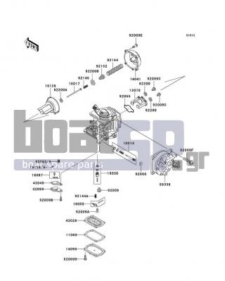 KAWASAKI - 900 STX 2003 - Engine/Transmission - Carburetor Parts