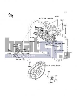 KAWASAKI - 900 STX 2003 - Engine/Transmission - Oil Pump