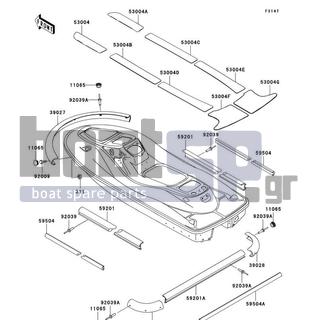 KAWASAKI - 900 STX 2003 - Body Parts - Pads