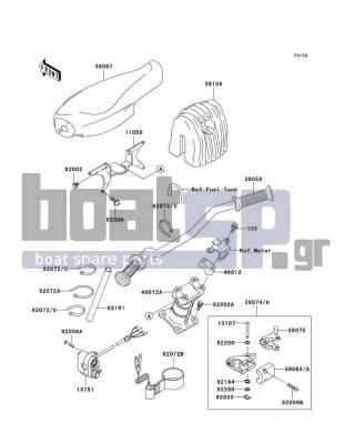 KAWASAKI - STX-12F 2003 - Body Parts - Handlebar