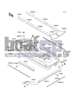 KAWASAKI - STX-12F 2003 - Body Parts - Pads