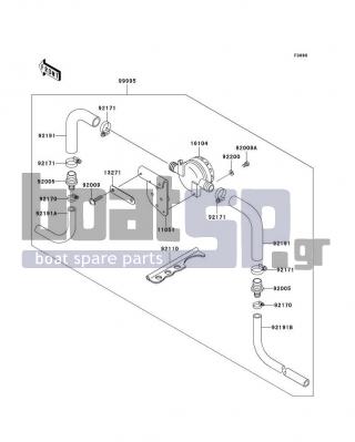 KAWASAKI - 1100 STX D.I. 2002 -  - Optional Parts - 99995-3713 - KIT.,WATER FILTER