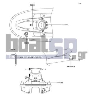 KAWASAKI - 1200 STX-R 2002 - Πλαίσιο - Labels