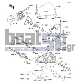 KAWASAKI - 1100 ZXI 2001 - Electrical - Control - 156R0622 - BOLT-WP,6X22