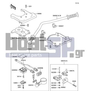 KAWASAKI - SXI PRO 2001 - Body Parts - Handlebar