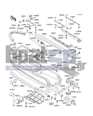 KAWASAKI - SXI PRO 2001 - Frame - Hull(JS750-C2-C5)