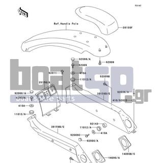 KAWASAKI - SXI PRO 2001 - Body Parts - Pads