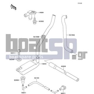 KAWASAKI - SXI PRO 2000 - Body Parts - Bilge System