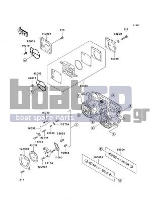 KAWASAKI - SXI PRO 2000 - Engine/Transmission - Carburetor Parts