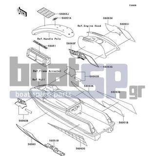 KAWASAKI - SXI PRO 2000 - Body Parts - Decals(JS750-C3)