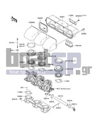 KAWASAKI - ULTRA 150 2000 - Engine/Transmission - Flame Arrester