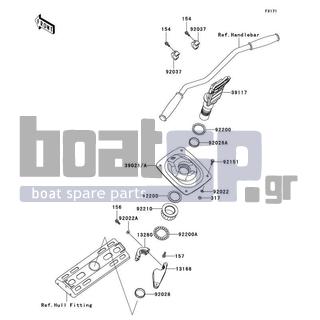 KAWASAKI - ULTRA 150 2000 - Body Parts - Handle Pole