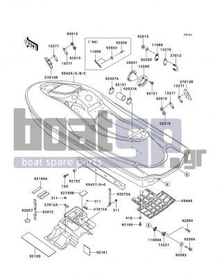 KAWASAKI - ULTRA 150 2000 - Frame - Hull