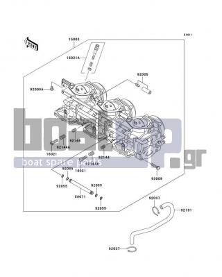 KAWASAKI - 1100 STX 1999 - Engine/Transmission - Carburetor