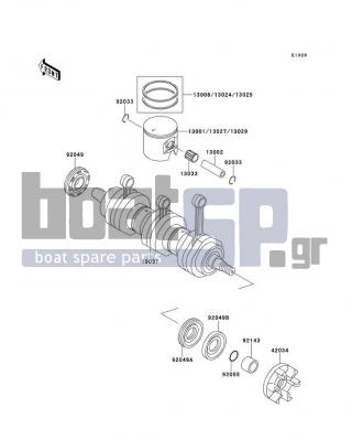 KAWASAKI - 900 STX 1999 - Engine/Transmission - Crankshaft/Piston(s)