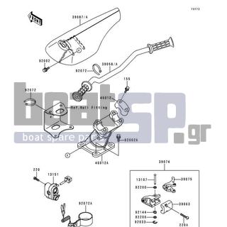 KAWASAKI - XI SPORT 1999 - Body Parts - Handlebar