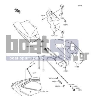 KAWASAKI - ULTRA 310LX 2014 - Electrical - Control - 92015-526 - NUT,20MM