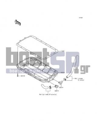 KAWASAKI - ULTRA 310LX 2014 - Engine/Transmission - Oil Pan - 49034-3702 - PAN-OIL