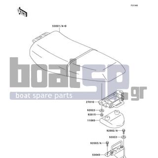 KAWASAKI - 1100 ZXI 1997 - Body Parts - Seat