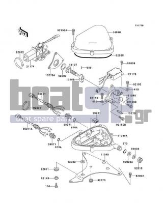 KAWASAKI - 750 ZXI 1997 - Electrical - Control(JH750-C3)