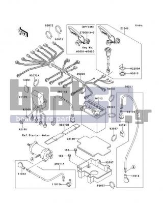 KAWASAKI - 750 ZXI 1997 - Electrical - Electrical Equipment(JH750-C3)