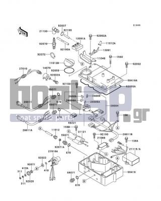 KAWASAKI - 750 ZXI 1997 - Frame - Ignition System