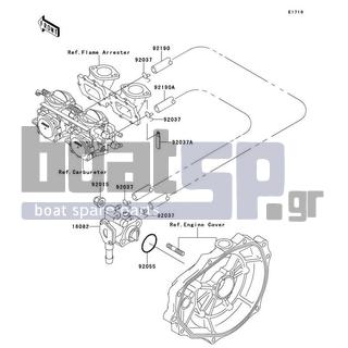 KAWASAKI - 750 ZXI 1997 - Engine/Transmission - Oil Pump