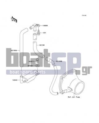 KAWASAKI - 900 ZXI 1997 - Body Parts - Bilge System