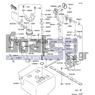 KAWASAKI - SS 1997 - Εξωτερικά Μέρη - Fuel Tank - 11047-3761 - BRACKET,FUEL FILTER