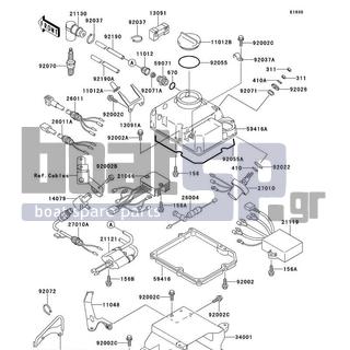KAWASAKI - SS 1997 - Frame - Ignition System - 92026-3703 - SPACER