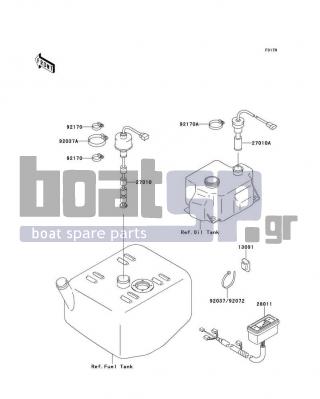 KAWASAKI - SS 1997 - Electrical - Meters - 28011-3702 - METER,FUEL