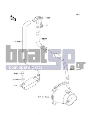 KAWASAKI - STS 1997 - Body Parts - Bilge System - 14043-3708 - FILTER