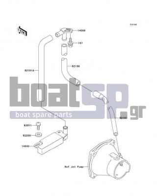 KAWASAKI - SUPER SPORT XI 1997 - Body Parts - Bilge System