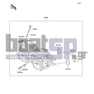 KAWASAKI - SUPER SPORT XI 1997 - Engine/Transmission - Carburetor