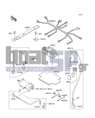 KAWASAKI - SUPER SPORT XI 1997 - Electrical - Electrical Equipment