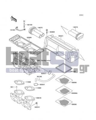 KAWASAKI - SUPER SPORT XI 1997 - Engine/Transmission - Flame Arrester