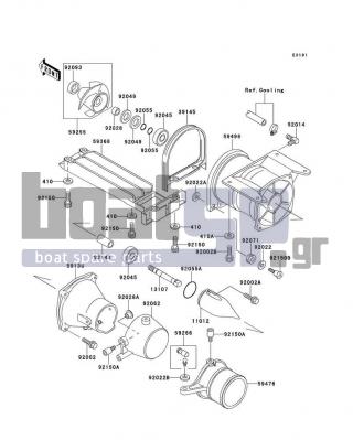 KAWASAKI - SUPER SPORT XI 1997 - Frame - Jet Pump