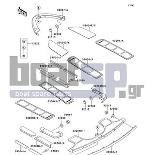 KAWASAKI - SUPER SPORT XI 1997 - Body Parts - Pads