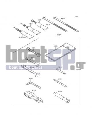 KAWASAKI - ULTRA 310X 2014 -  - Owner's Tools - 92104-1063 - GASKET-LIQUID,TB1216,GRAY
