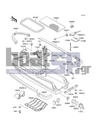 KAWASAKI - 750 SXI 1996 - Frame - Hull