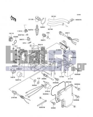 KAWASAKI - 750 SXI 1996 - Frame - Ignition System