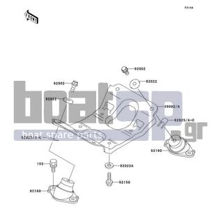 KAWASAKI - 750 ZXI 1996 - Κινητήρας/Κιβώτιο Ταχυτήτων - Engine Mount