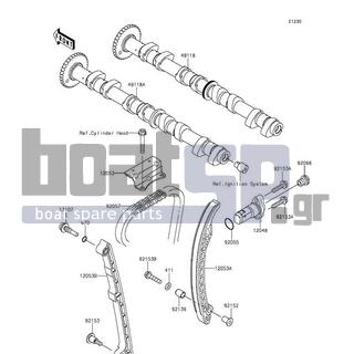 KAWASAKI - JET SKIΒ® ULTRAΒ® 310R 2016 - Engine/Transmission - Camshaft(s)/Tensioner