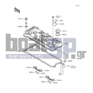 KAWASAKI - ULTRA LX 2014 - Κινητήρας/Κιβώτιο Ταχυτήτων - Cylinder Head Cover