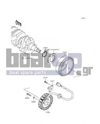 KAWASAKI - ULTRA LX 2014 - Electrical - Generator - 92154-3714 - BOLT,SOCKET,6X16